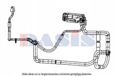 AKS DASIS 885875n -  Трубопровод высокого / низкого давления, кондиционер